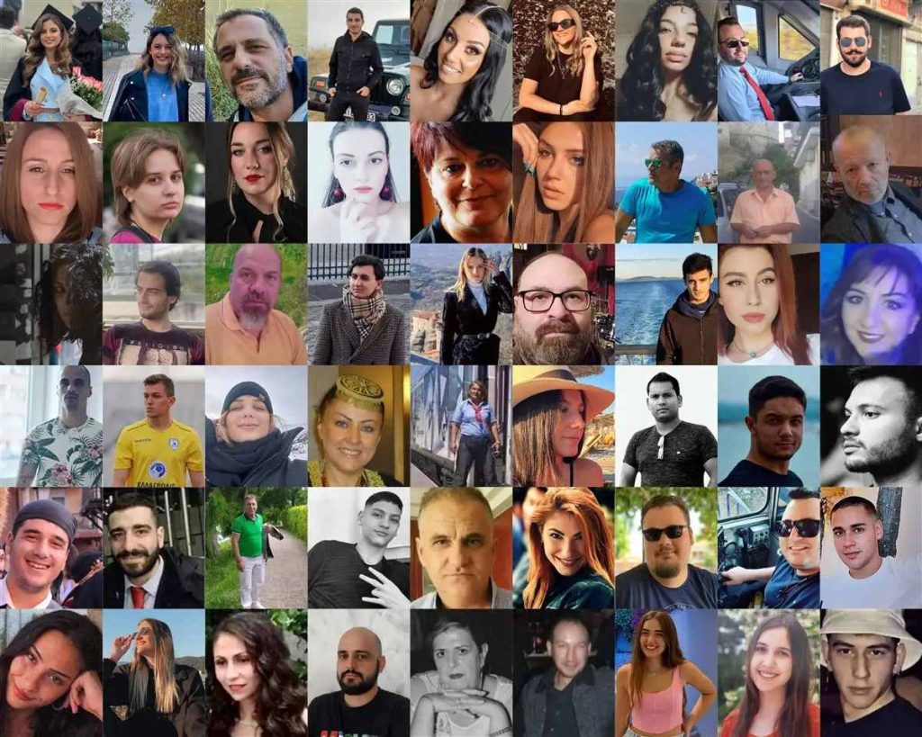 Αυτοί είναι οι 57 αδικοχαμένοι των Τεμπών