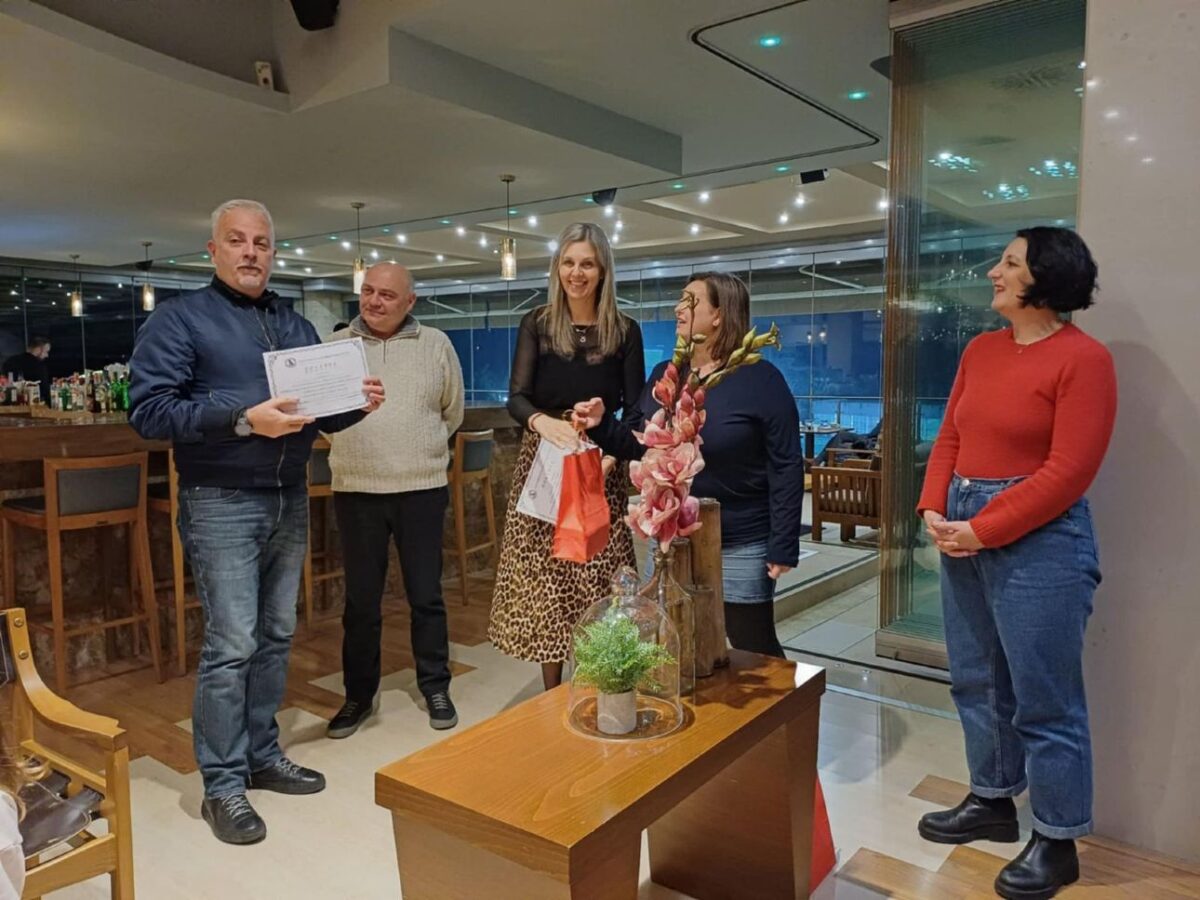 Σε ζεστό κλίμα η κοπή της βασιλόπιτας του ΣΥΚΠΕ Σερρών