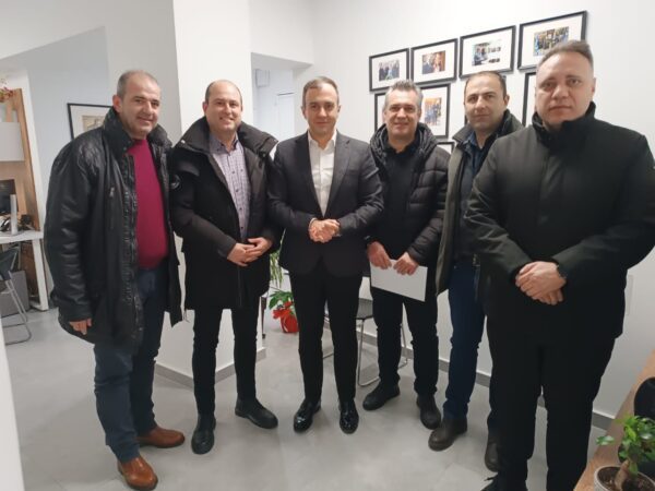 Συνάντηση της Ένωσης Αστυνομικών Υπαλλήλων Σερρών με τον Υφυπουργό Εξωτερικών Αναστάσιο Χατζηβασιλείου