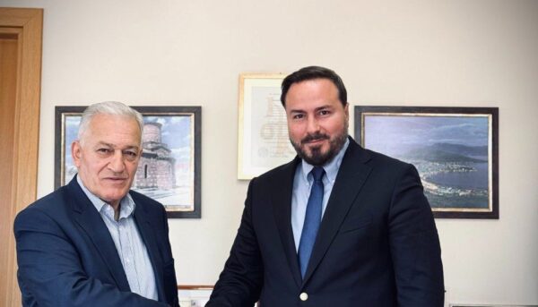 Συνάντηση του Διαμαντή Γκολιδάκη με τον Λάζαρο Κυρίζογλου