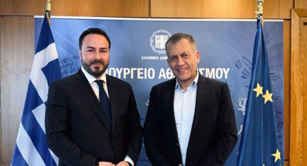Συνάντηση Διαμαντή Γκολιδάκη με τον Γιάννη Βρούτση
