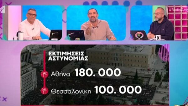 Τέμπη – Σοκαρισμένος ο Αντώνης Κανάκης με την εκτίμηση για τον αριθμό των διαδηλωτών: «Δεν είμαστε με τα καλά μας»