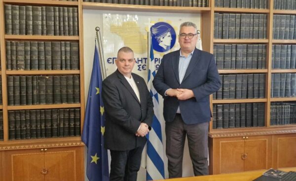 Συνάντηση του Αθανάσιου Μαλλιαρά με τον Πρόεδρο του ΒΕΘ Μάριο Παπαδόπουλο