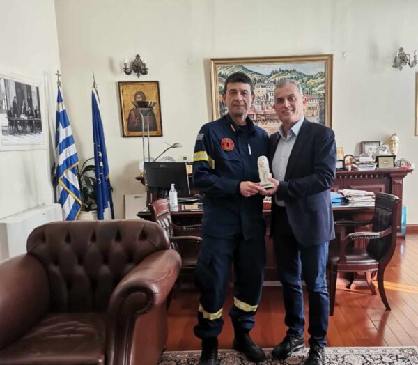 Στις Σέρρες ο Συντονιστής Επιχειρήσεων του Πυροσβεστικού Σώματος Παναγιώτης Μπαθρέλλος