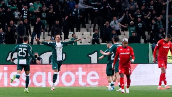 Παναθηναϊκός... από τα παλιά, νίκησε 3-2 τη Φιορεντίνα και πήρε προβάδισμα πρόκρισης