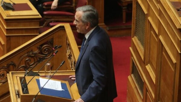 Αντ. Σαμαράς: «Θα απέχω από την αποψινή ψηφοφορία»