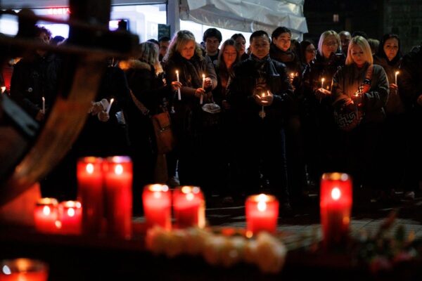 Εκδήλωση μνήμης για τα θύματα των Τεμπών στον Νέο Σιδηροδρομικό Σταθμό