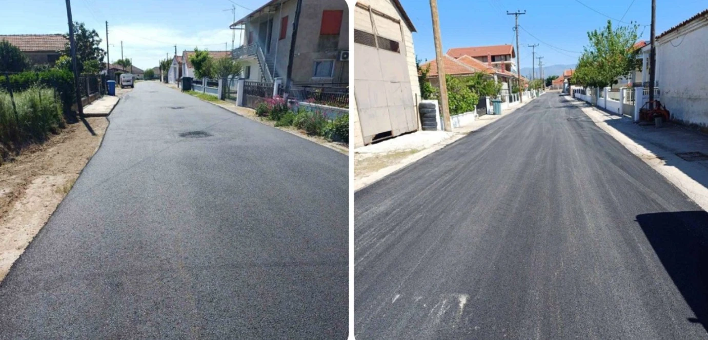 Δήμος Σερρών: Ασφαλτοστρώσεις σε Σκούταρι, Κάτω Καμήλα και Κωνσταντινάτο