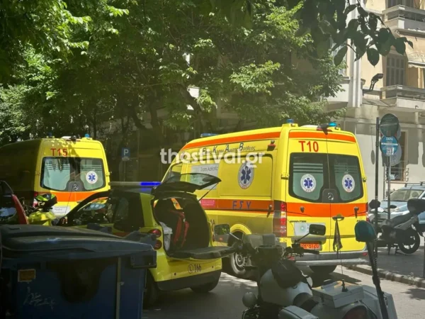 Ένας τραυματίας μετά από τροχαίο στο κέντρο της Θεσσαλονίκης