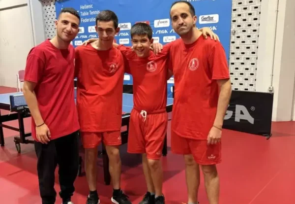 ΜΓΣΠ-ΑμεΑ: 2 Χάλκινα μετάλλια στο Πανελλήνιο Πρωτάθλημα Επιτραπέζιας Αντισφαίρισης