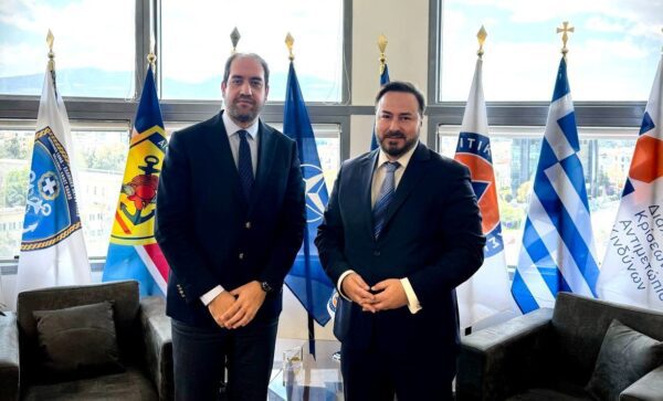 Συνάντηση εργασίας του Διαμαντή Γκολιδάκη με τον Υπουργό Κλιματικής Κρίσης Γιάννη Κεφαλογιάννη