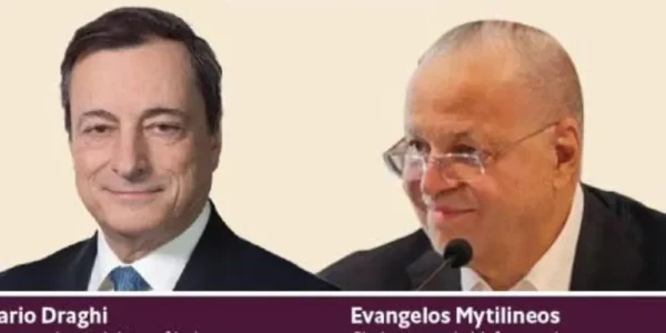 Μάριο Ντράγκι και Ευάγγελος Μυτιληναίος μιλούν για το μέλλον της Ευρώπης
