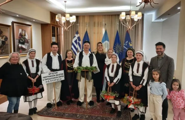 Δήμος Σερρών: «Ήρθε ο Λάζαρος, ήρθαν τα Βάγια…» έψαλλαν παιδιά και μέλη των Πολιτιστικών Συλλόγων 