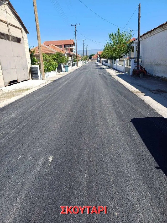 Δήμος Σερρών: Ασφαλτοστρώσεις σε Σκούταρι, Κάτω Καμήλα και Κωνσταντινάτο