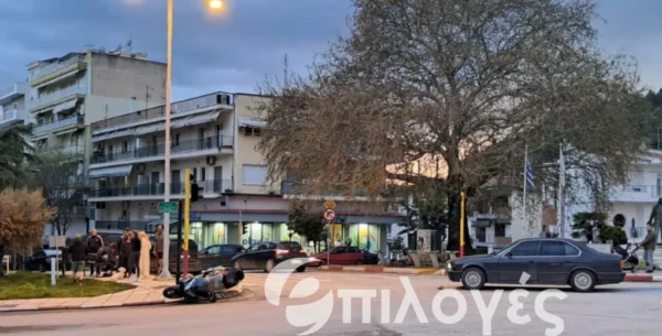 Σέρρες: Μηχανή συγκρούστηκε με ΙΧ επιβατικό στην Εθνικής Αντίστασης