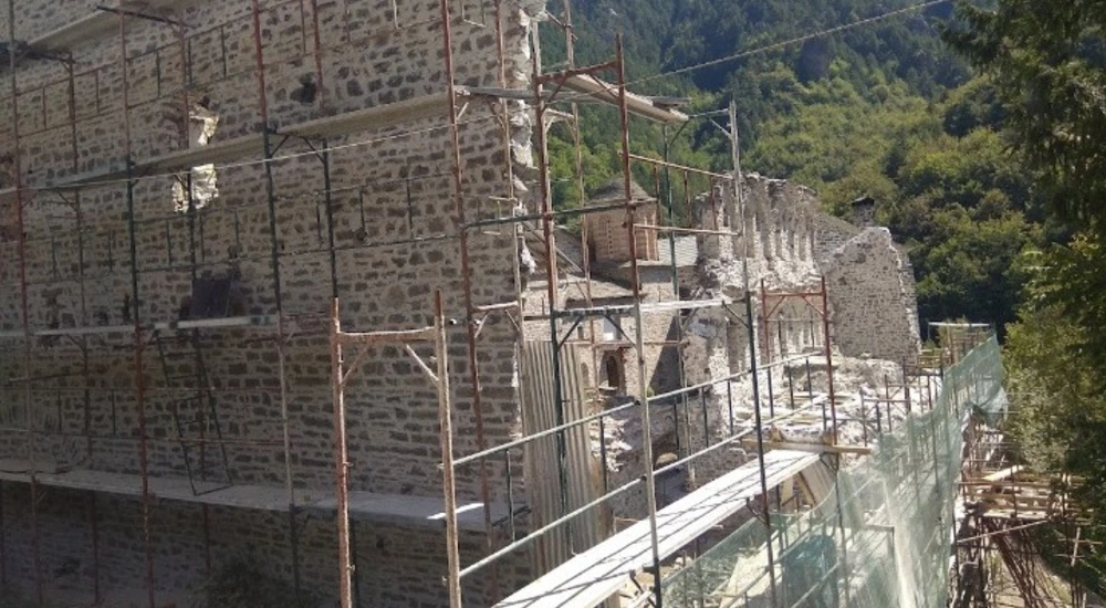 Παρεμβάσεις στις Μονές Αγ. Διονυσίου εν Ολύμπω & Αγίας Αναστασίας Φαρμακολύτριας