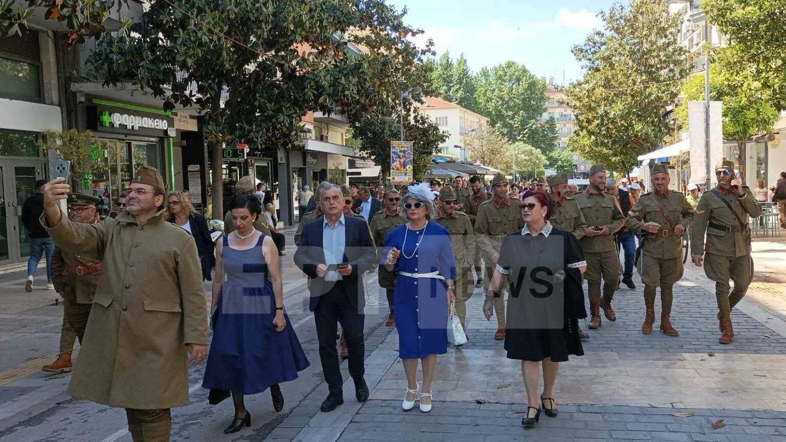 Σέρρες: Βόλτα στους δρόμους από τους αναβιωτές της αναπαράστασης της μάχης του Ρούπελ