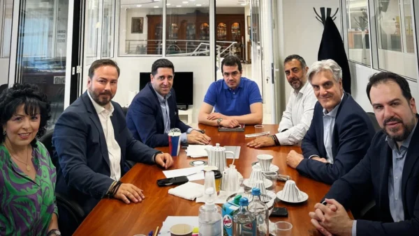 Επίσκεψη του Διαμαντή Γκολιδάκη στον Συνεταιρισμό Φαρμακοποιών Θεσσαλονίκης και στον Φαρμακευτικό Σύλλογο Θεσσαλονίκης