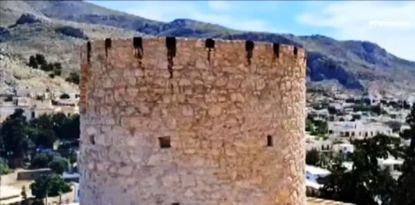 Οι ανεμόμυλοι στο κάστρο Χρυσοχεριάς Καλύμνου