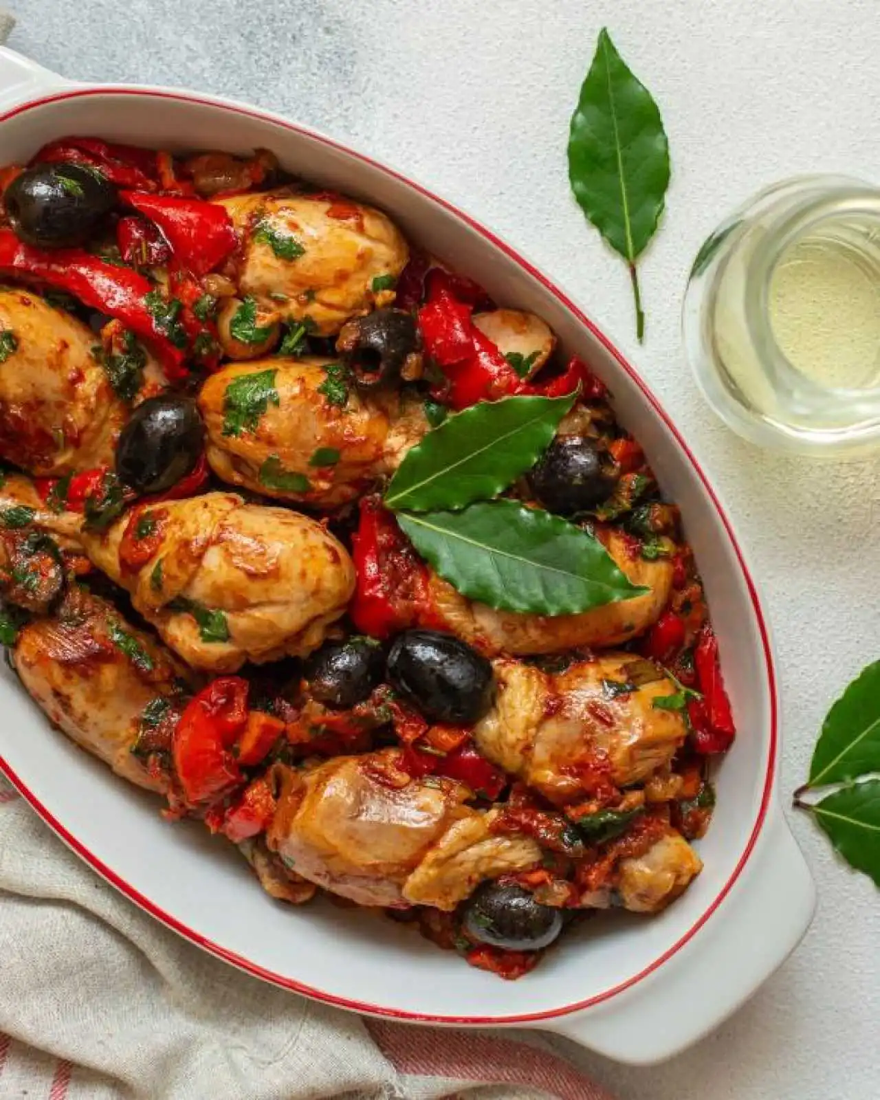 Ιταλικό κοτόπουλο του κυνηγού (Cacciatore)