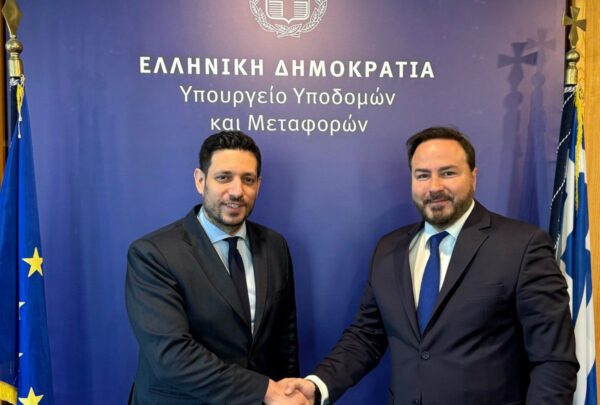 Συνάντηση εργασίας του Διαμαντή Γκολιδάκη με τον Αναπληρωτή Υπουργό Μεταφορών Κωνσταντίνο Κυρανάκη