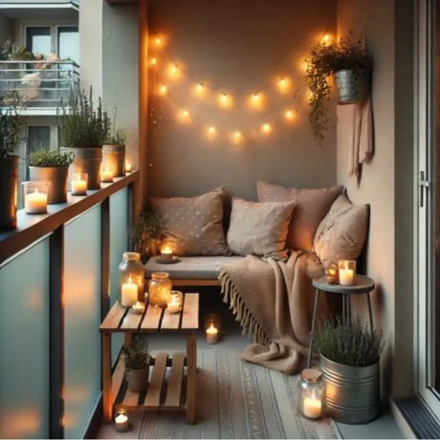 Πώς να φτιάξετε μια cozy γωνιά στο μπαλκόνι χωρίς μεγάλο κόστος