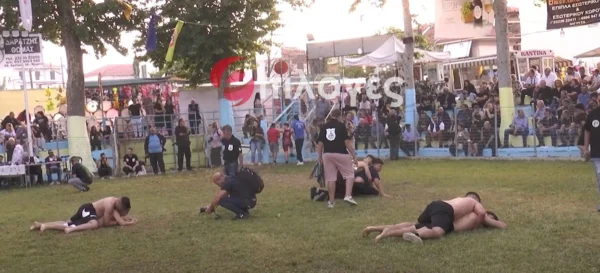 Πλήθος κόσμου στην πανήγυρη Αγίου Αθανασίου Νιγρίτας - Eντυπωσίασαν οι αγώνες πάλης - video
