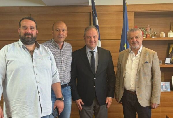 Συνάντηση του Στέργιου Φραστανλή με τον Υφυπουργό Αγροτικής Ανάπτυξης στην Αθήνα