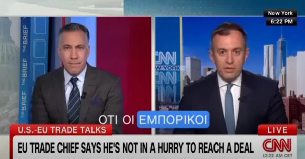 ΥΦΥΠΕΞ Χατζηβασιλείου στο CNN: Στρατηγική η σχέση με τις ΗΠΑ - Η Ελλάδα έτοιμη να συμβάλει στην ανοικοδόμηση της Ουκρανίας