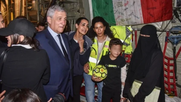 Ο μικρός Αδάμ έφτασε στην Ιταλία από τη Γάζα