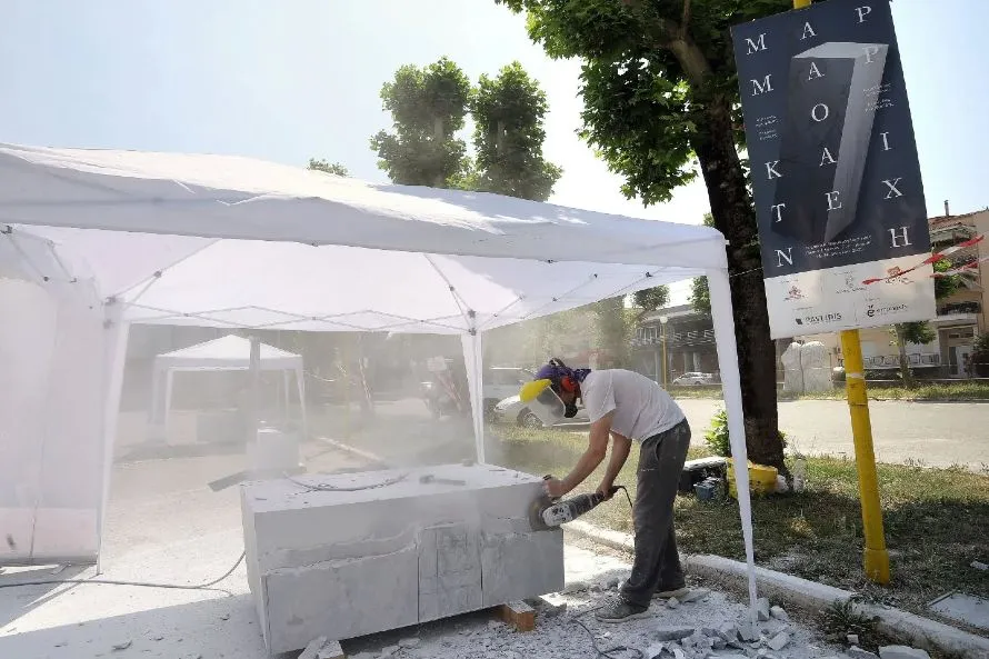 Η Δράμα μετατρέπεται σε εργαστήρι μαρμαρογλυπτικής και καλλιτεχνικής έκφρασης