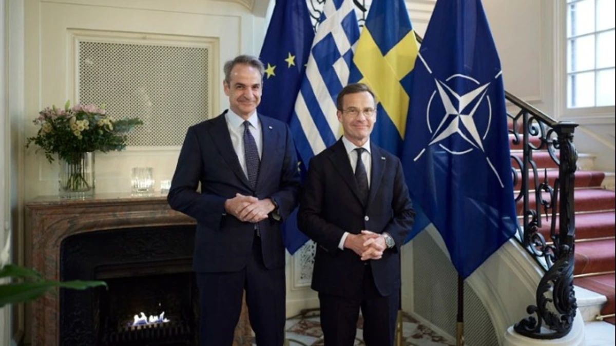 Συνάντηση Κυρ. Μητσοτάκη με Ουλφ Κρίστερσον - Στο επίκεντρο η ενίσχυση των διμερών σχέσεων