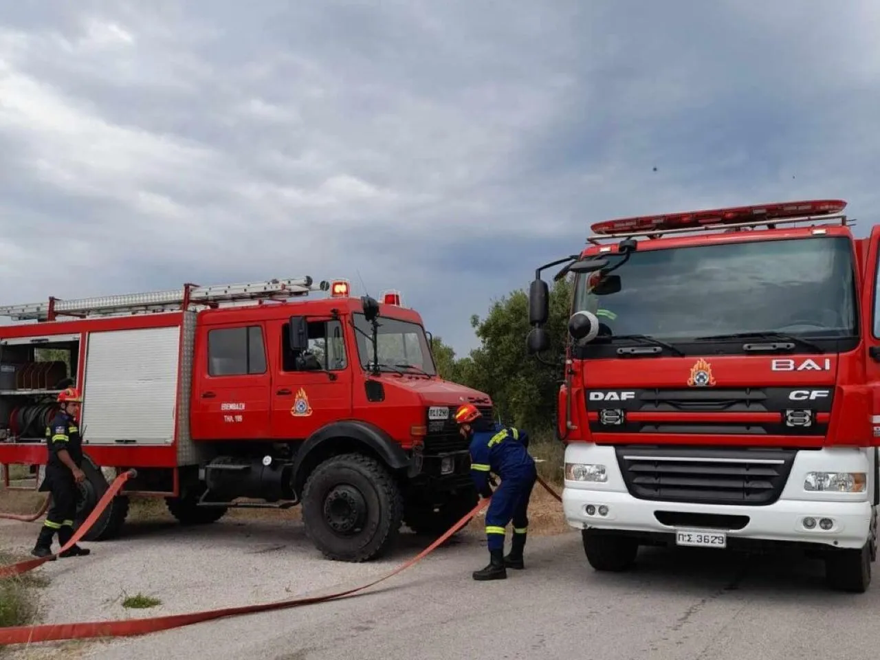 Πυρκαγιά σε δασική έκταση στη Νάξο