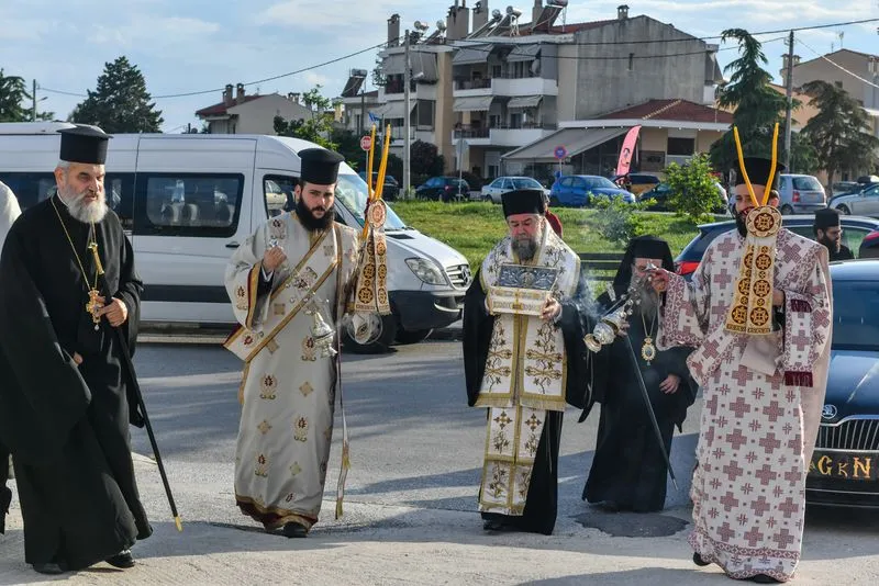 Υποδοχή του ιερού λειψάνου του Αγίου Σπυρίδωνα στις Σέρρες - φωτογραφίες