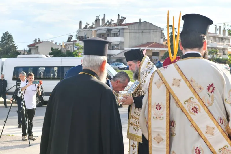 Υποδοχή του ιερού λειψάνου του Αγίου Σπυρίδωνα στις Σέρρες - φωτογραφίες