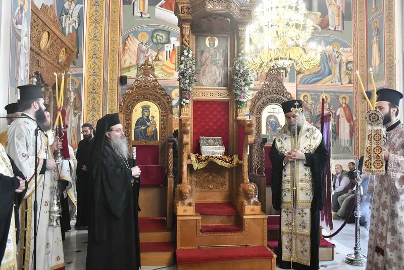 Υποδοχή του ιερού λειψάνου του Αγίου Σπυρίδωνα στις Σέρρες - φωτογραφίες