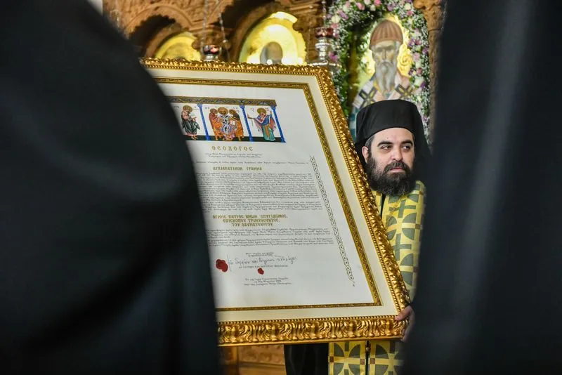 Υποδοχή του ιερού λειψάνου του Αγίου Σπυρίδωνα στις Σέρρες - φωτογραφίες