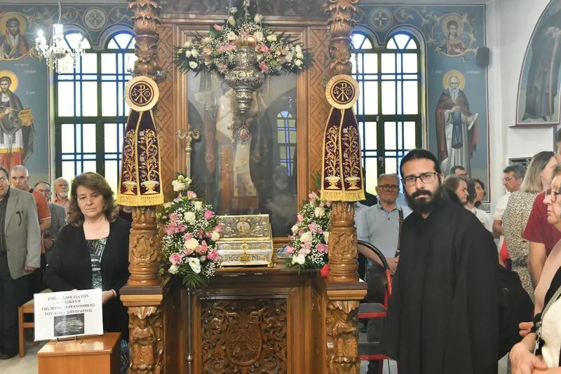 Υποδοχή του ιερού λειψάνου του Αγίου Σπυρίδωνα στις Σέρρες - φωτογραφίες