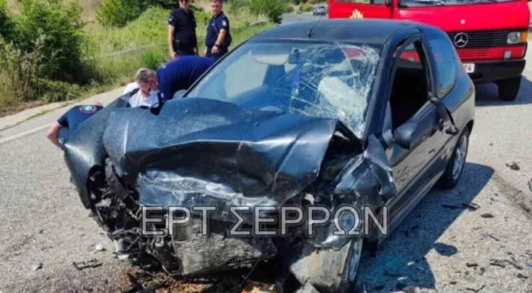 Σέρρες: Νεκρός 64χρονος οδηγός μετά από μετωπική σύγκρουση αυτοκινήτων