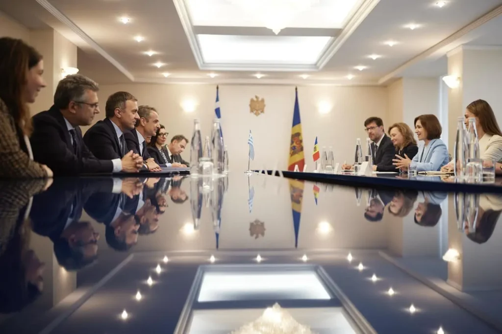 Ο ΥΦΥΠΕΞ Τάσος Χατζηβασιλείου στη Μολδαβία με τον Πρωθυπουργό