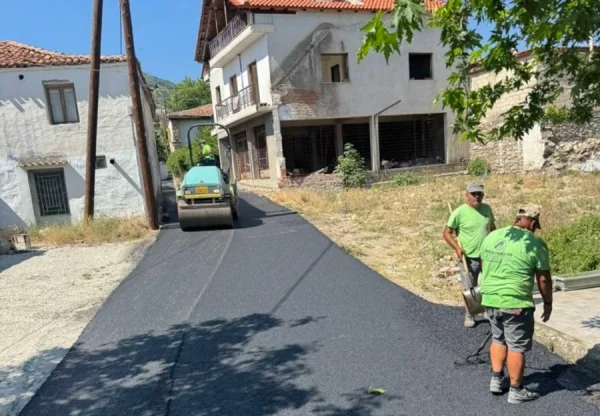Ασφαλτοστρώσεις στον Ξηρότοπο Σερρών - Εργασίες που βελτιώνουν την καθημερινότητα των πολιτών