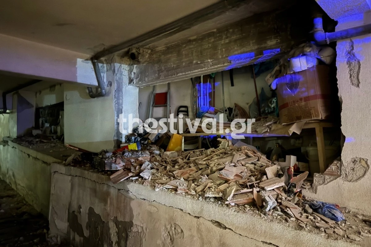 Θεσσαλονίκη: Ισχυρή έκρηξη σε είσοδο πολυκατοικίας στις Συκιές