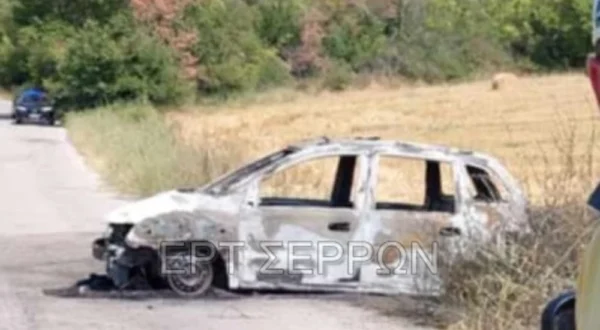Σέρρες: Πυρκαγιά σε Ι.Χ. κοντά στη λίμνη Κερκίνη απείλησε δασική έκταση