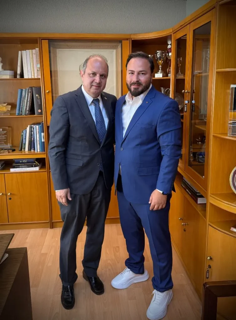 Συνάντηση του Διαμαντή Γκολιδάκη με το νέο Πρύτανη του ΑΠΘ Κυριάκο Αναστασιάδη