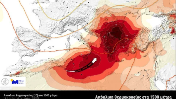 ΜΕΤΕΟ: Ισχυρό κύμα καύσωνα στην Ελλάδα και τα Βαλκάνια από τη Δευτέρα