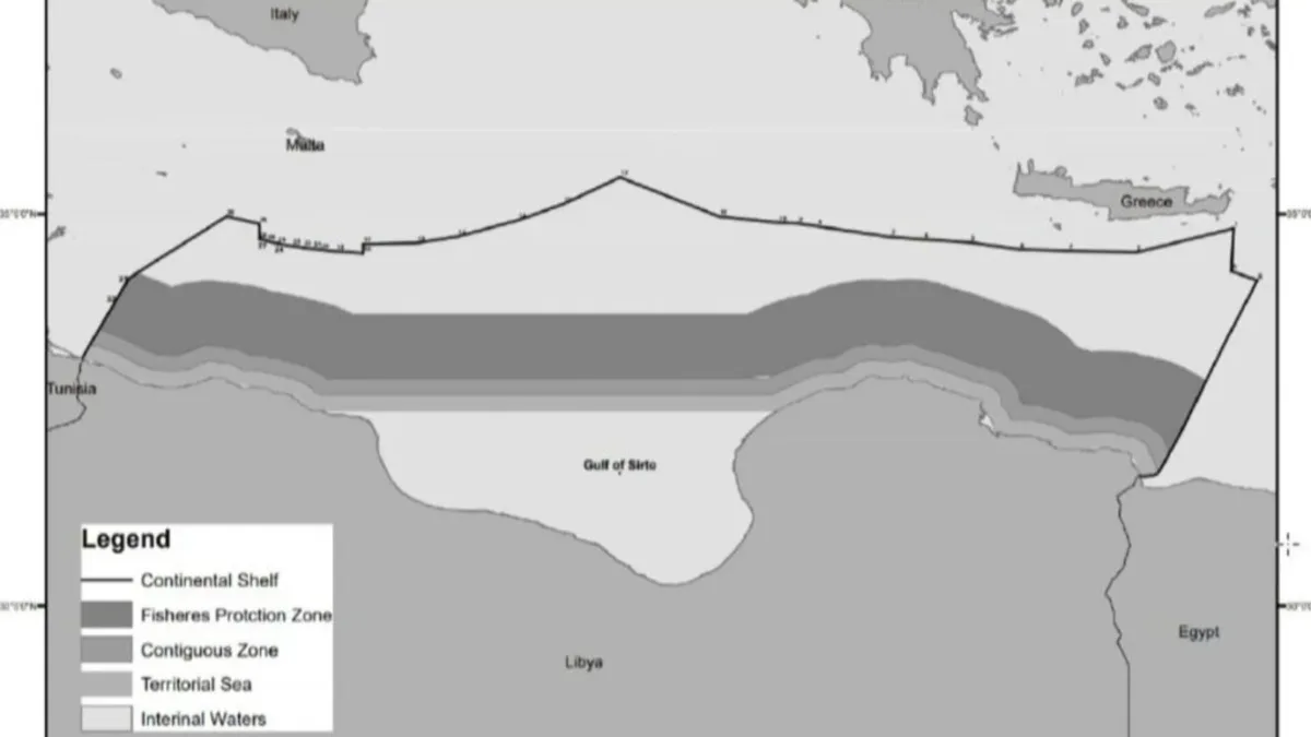 Νέα πρόκληση από τη Λιβύη: Κατέθεσε στον ΟΗΕ χάρτη με τα όρια της υφαλοκρηπίδας έως την Κρήτη