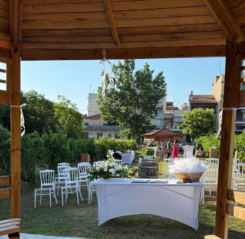 Ο πρώτος πολιτικός γάμος στον αστικό αμπελώνα του Δήμου Θεσσαλονίκης
