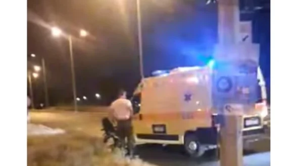 Τώρα: Τροχαίο ατύχημα με μηχανή πριν τη γέφυρα για Σκούταρι