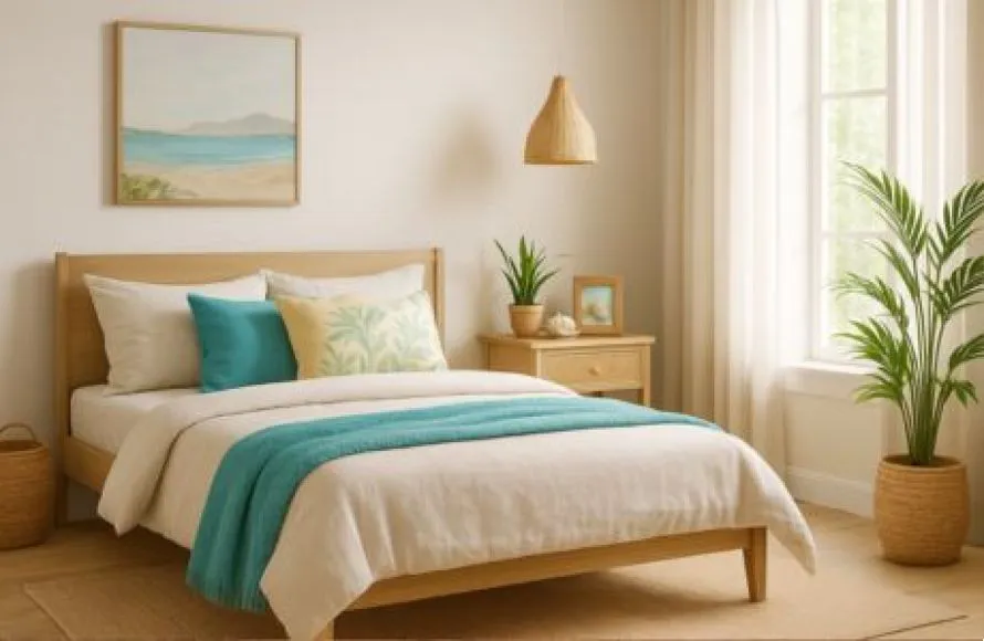 Καλοκαιρινό υπνοδωμάτιο: Μικρές διακοσμητικές πινελιές που κάνουν μεγάλη διαφορά