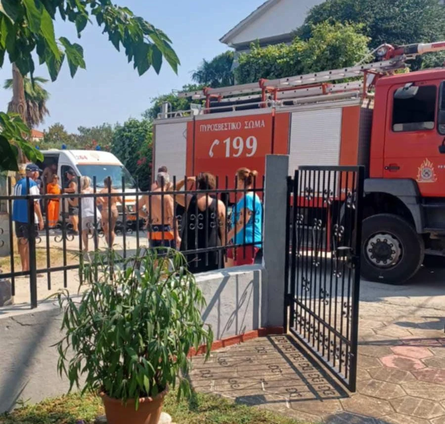 Ασπροβάλτα: Έκρηξη σε σπίτι με τουρίστες - ένας εγκαυματίας, 4 τραυματίες από θραύσματα γυαλιών - φωτο